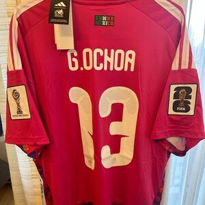 Guillermo Ochoa Mexico Jersey  2026 WorldCup  Goalkeeper Kit Large/XL Slim fit